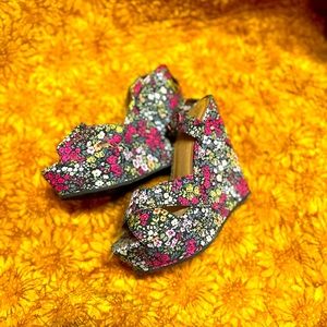 Exhilaration Floral Wedges